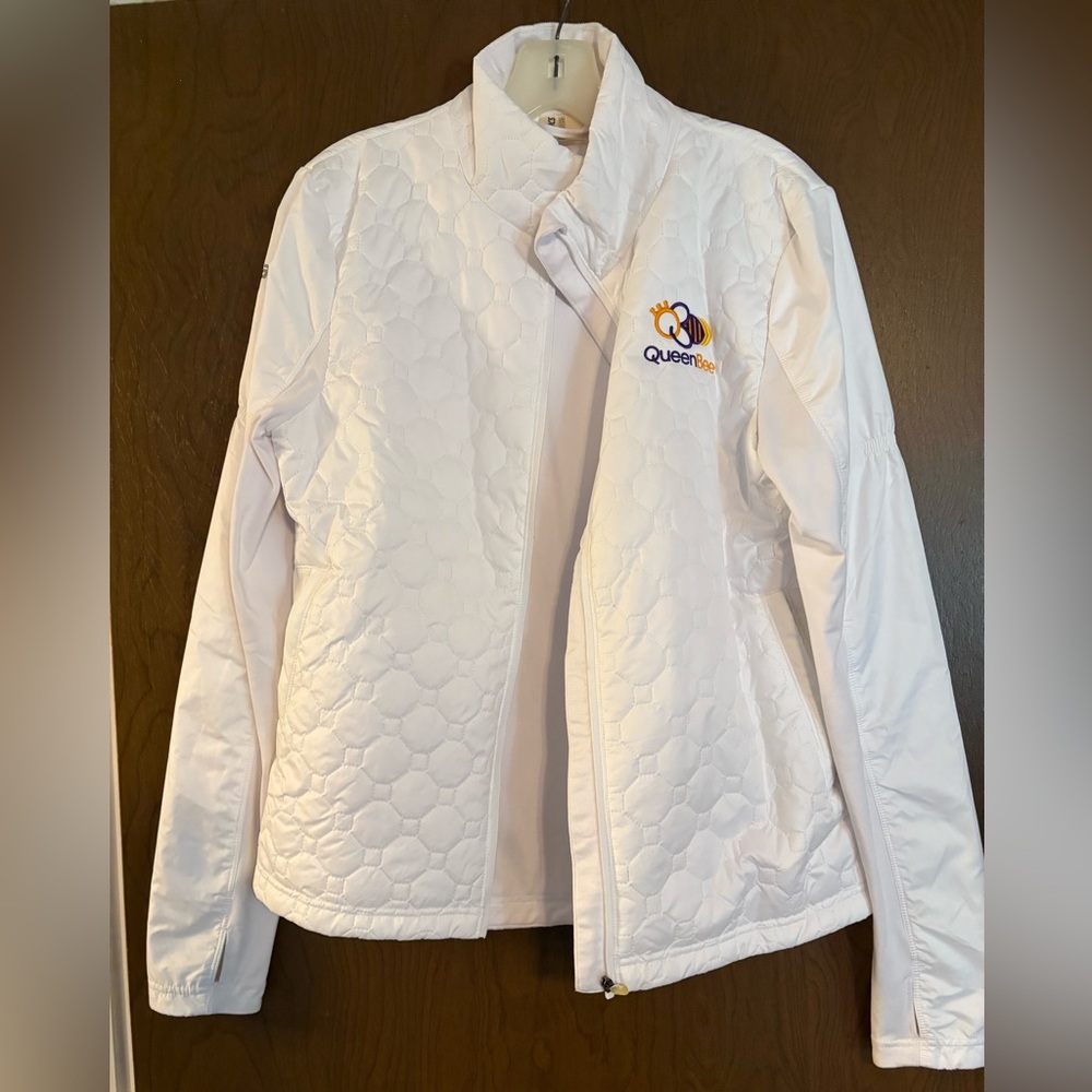 Asics White Puffer Jacket